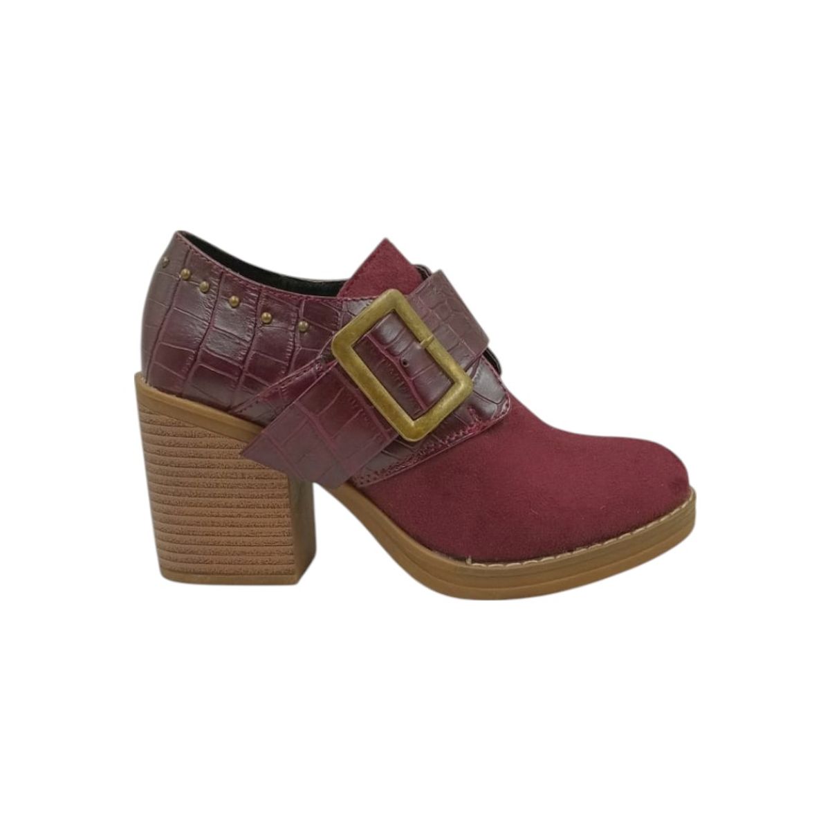 HERIEL - Botín Burdeos Taco Mujer
