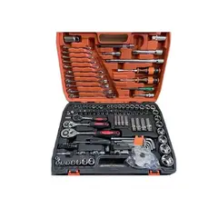 GENERICO - Juego De Dados 1/4 3/8 1/2 Caja De Herramientas 121 Pcs