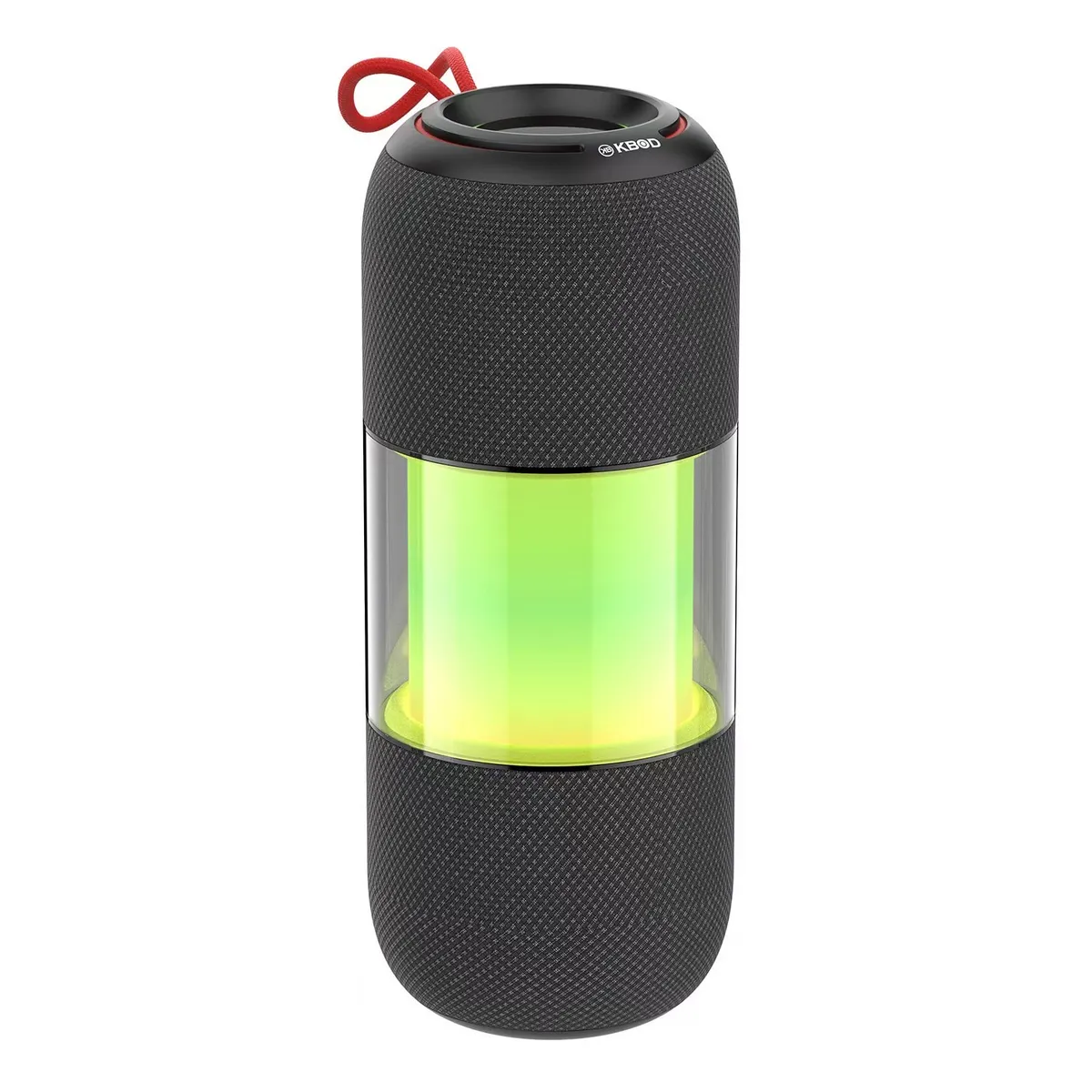 KBOD - Parlante Bluetooth Kbod Lumina Led Rgb Sonido 360 Sumergible Negro