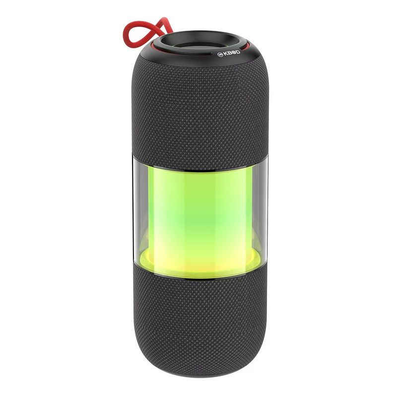 KBOD - Parlante Bluetooth Kbod Lumina Led Rgb Sonido 360 Sumergible Negro