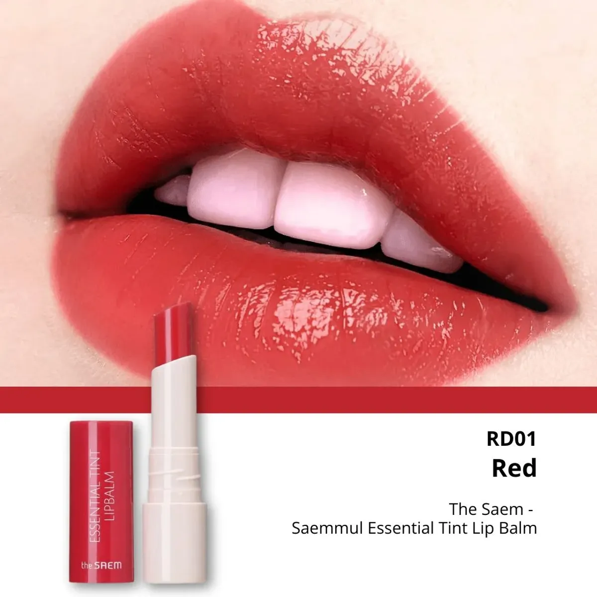 THE SAEM - Bálsamo Labial Saemmul Essential Tint Cosmética Coreana
