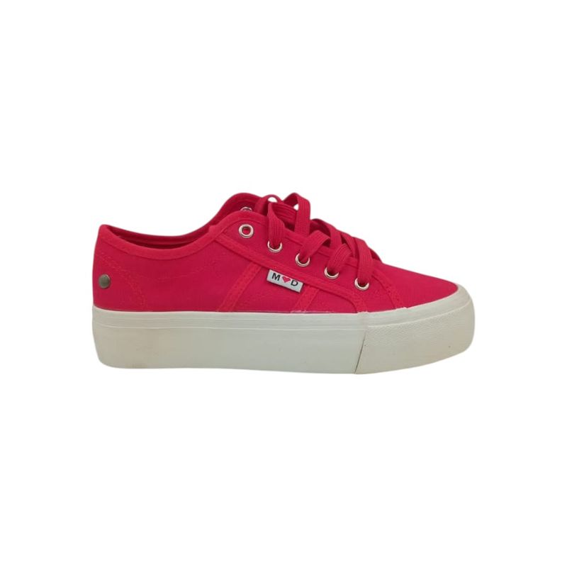 HERIEL - Zapatilla Roja Plataforma Mujer