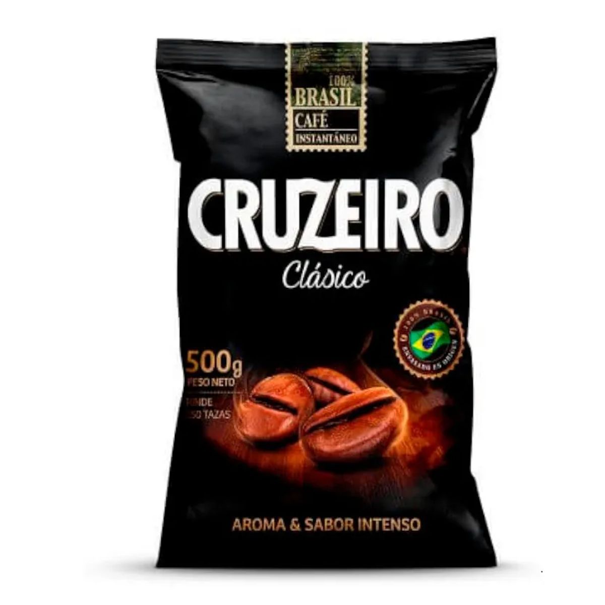 CRUZEIRO - CAFE CRUZEIRO CLASICO INSTANTANEO 500GR 100%BRASIL