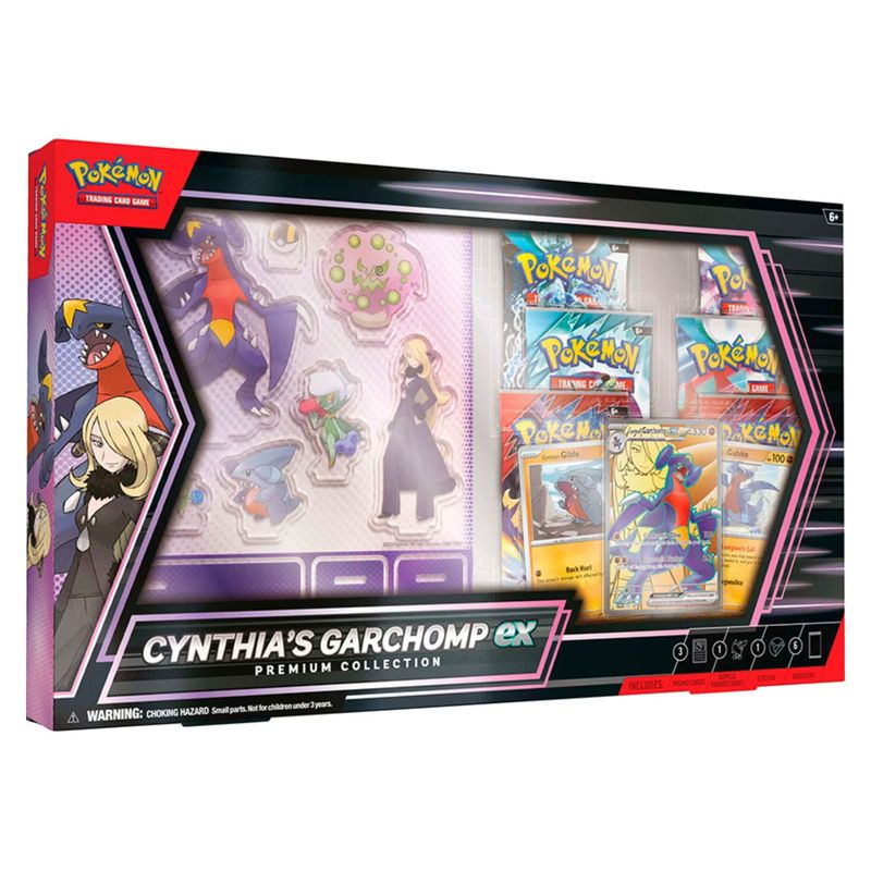POKEMON - Cartas Pokemon Tcg Cynthias Garchomp ex Premium Collection Box Ingles