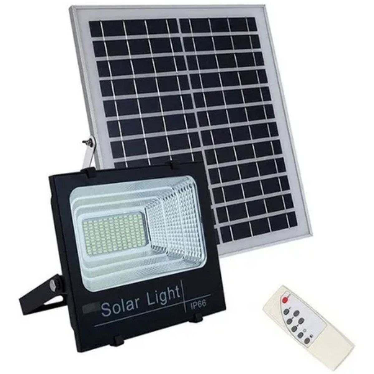 GENERICO - Foco Solar 800w Led + Panel Solar Y Control Remoto