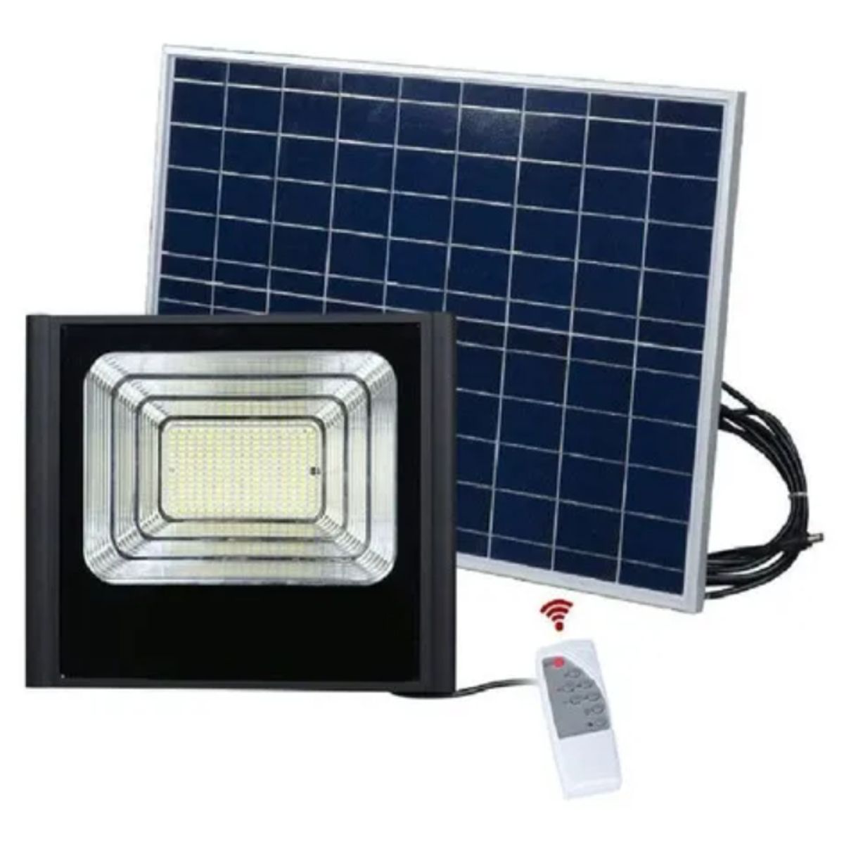 GENERICO - Foco Solar 800w Led + Panel Solar Y Control Remoto