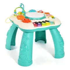 SPACEZAT - Mesa De Aprendizaje Musical Juguete Didáctico Azul