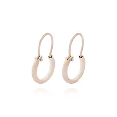 JB JOYAS BARON - Aros Oro Miel de 18kt Argolla 10 mm