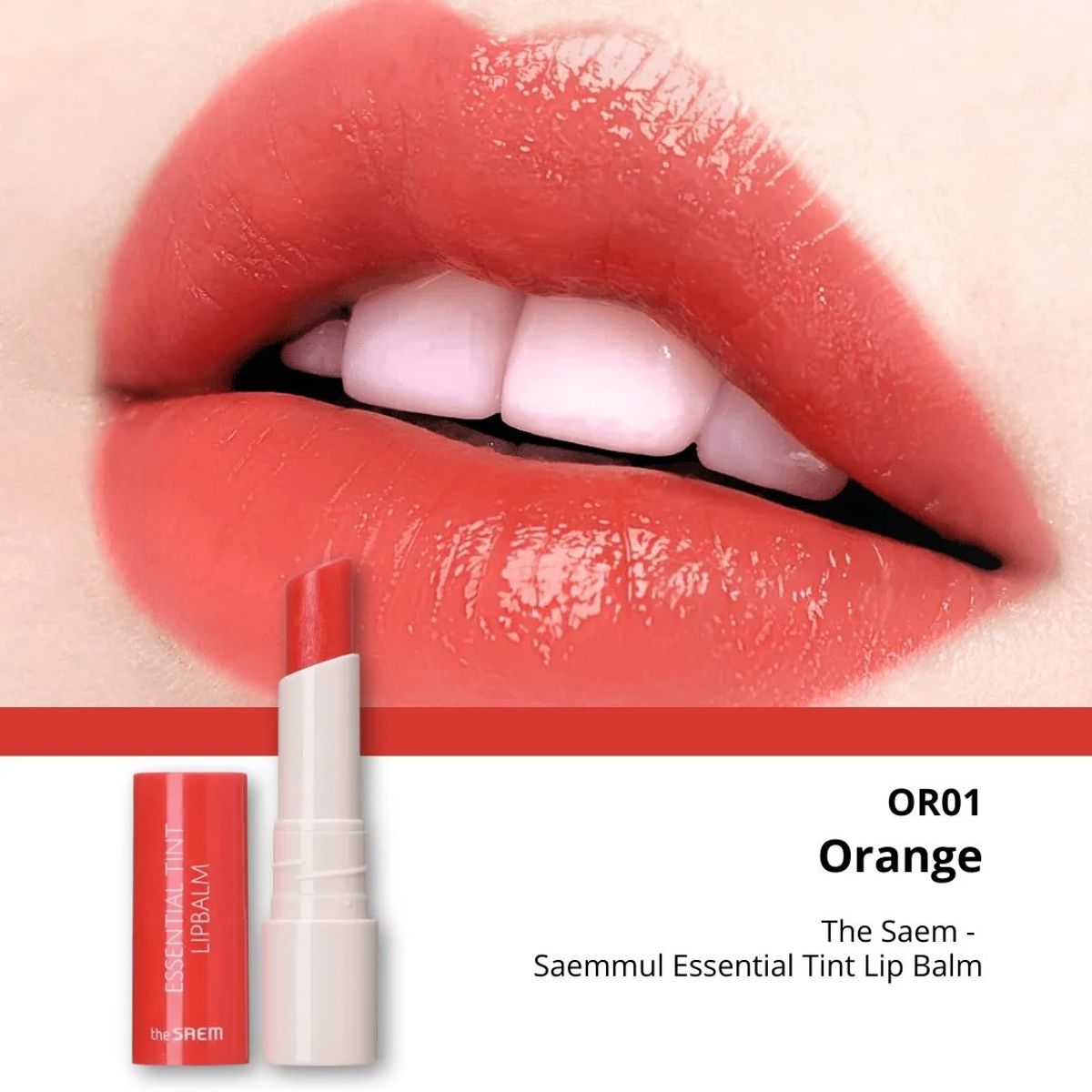 THE SAEM - Tinta Labial Saemmul Essential Tint - Lipbalm OR01