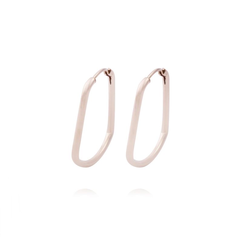 JB JOYAS BARON - Aros Oro Miel de 18kt Tubo