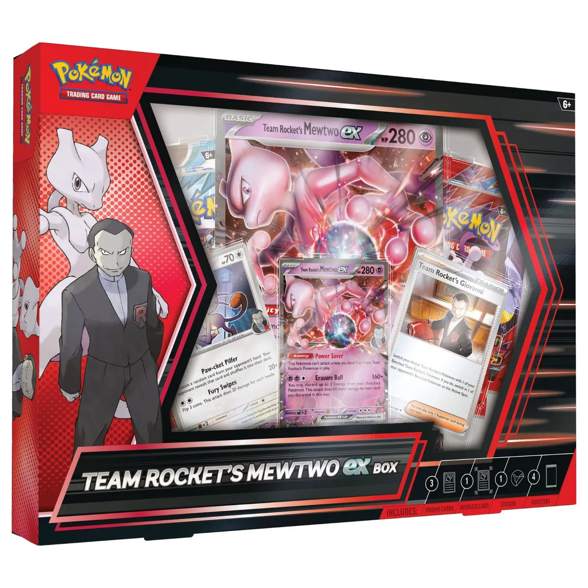POKEMON - Cartas Pokemon Tcg Team Rockets Mewtwo ex Box iNGLES