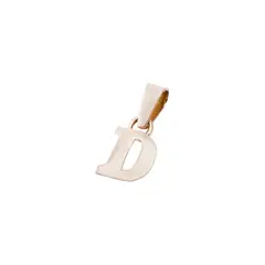 JB JOYAS BARON - Colgante Oro Miel 18kt Letra D