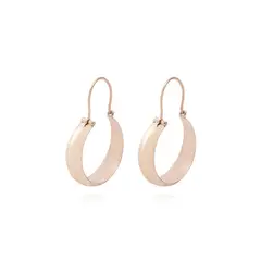 JB JOYAS BARON - Aros Oro Miel de 18kt Bote Grande 20 mm