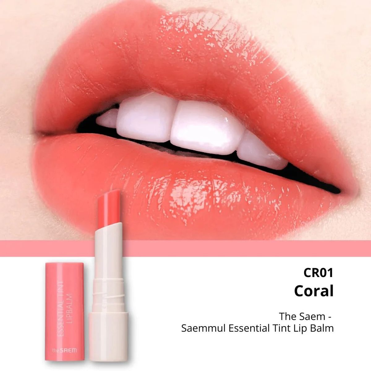 THE SAEM - Bálsamo Labial Hidratante con Color Saemmul  Cosmética Coreana