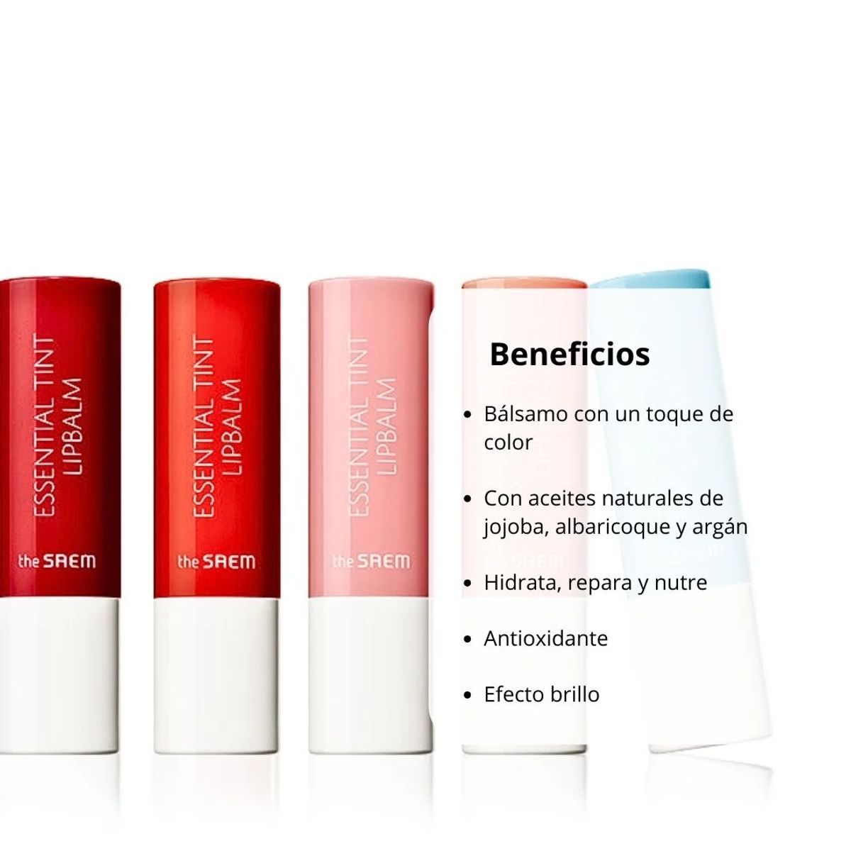 THE SAEM - Bálsamo Labial Hidratante con Color Saemmul  Cosmética Coreana