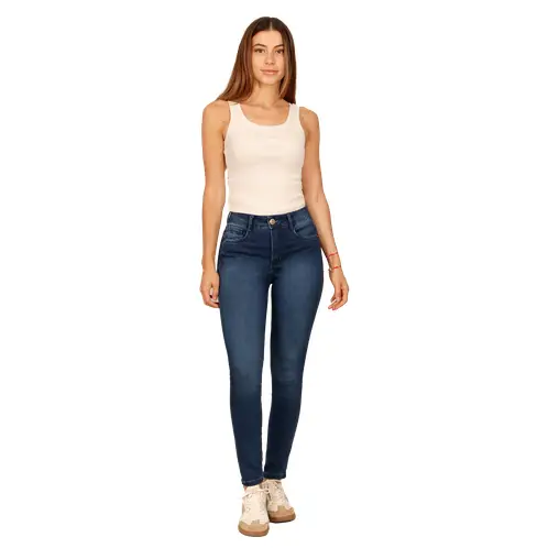 DIVINO JEANS - Jeans Tania I Azul - Azul