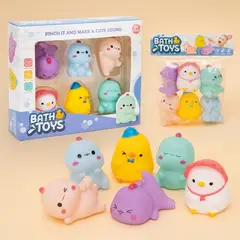 GENERICO - Juguete para Baño Bath Toys Pack 6 unidades