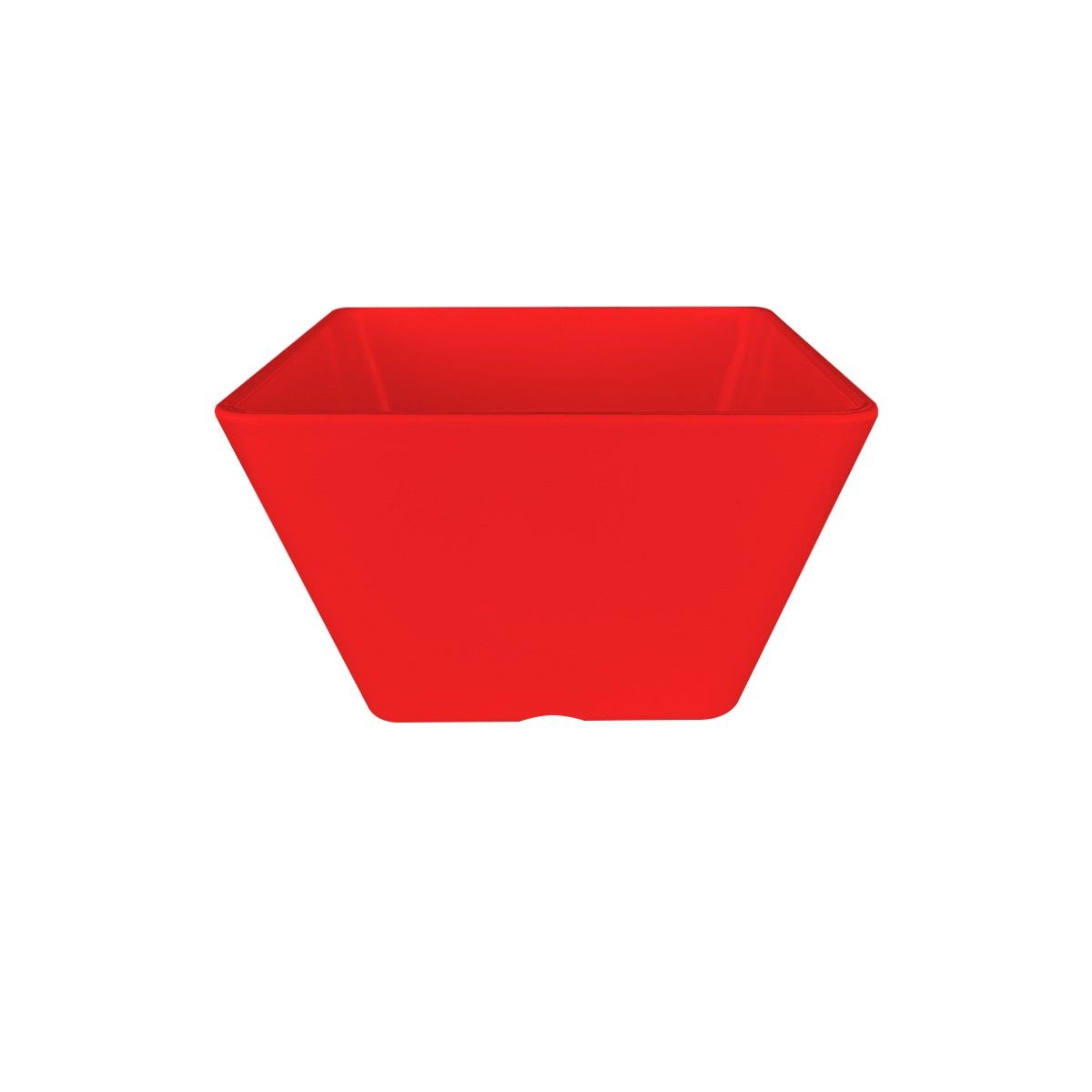 GENERICO - Pocillo Cónico Cuadrado Rojo 11 Cm - Rojo