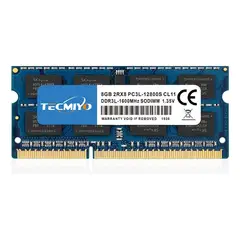GENERICO - Memoria RAM DDR3L 8GB gamer color azul Tecmiyo Pc3l-12800s