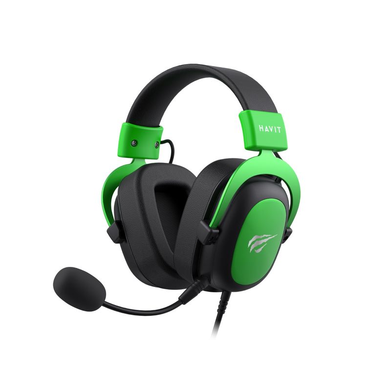 HAVIT - Audífonos Gaming Headphones Micrófono 53mm H2002dG Havit Green