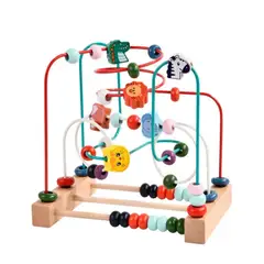 GENERICO - Juego Multifuncional De Abaco Montessori Animalitos