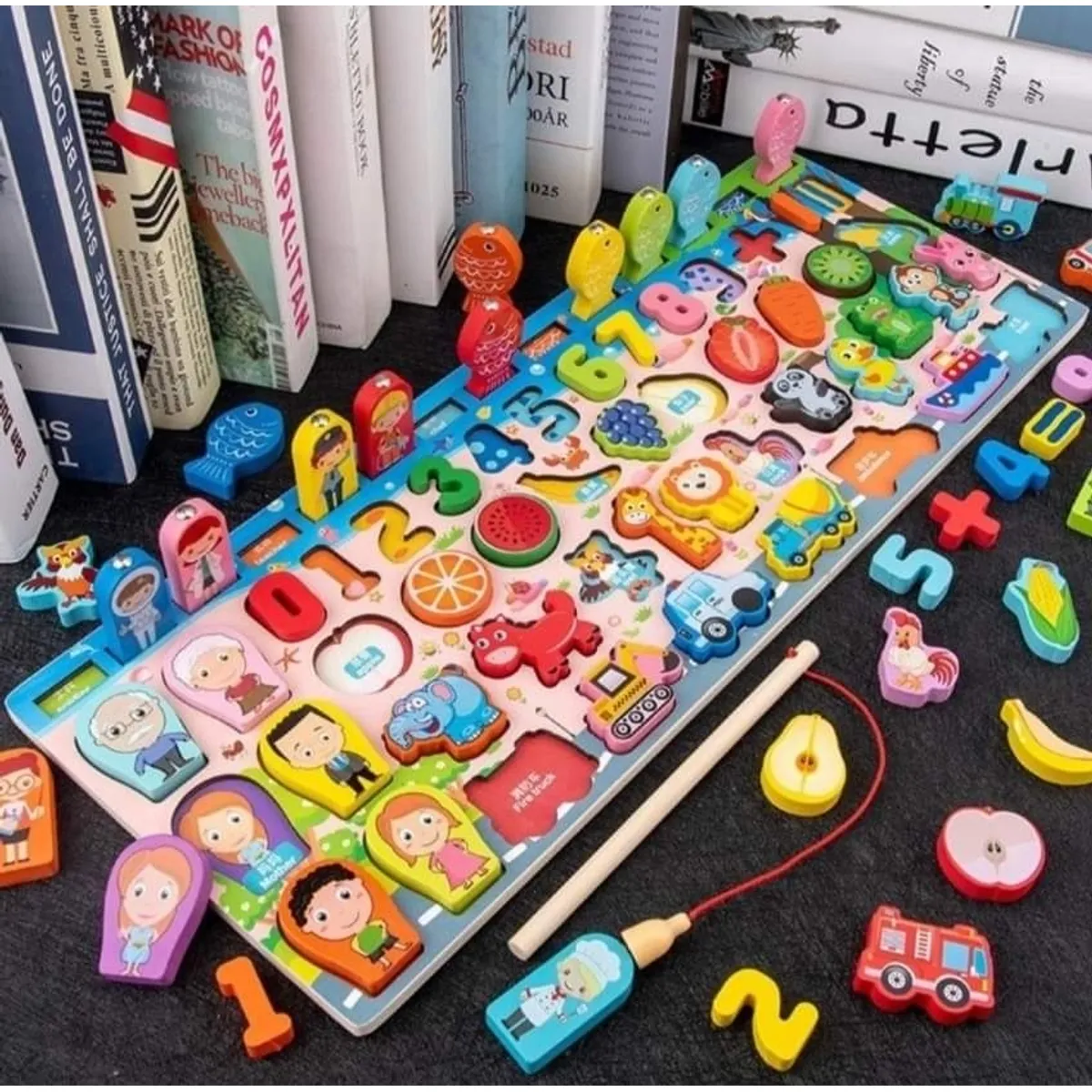 GENERICO - Rompecabezas Educativo Montessori +36M