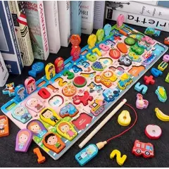 GENERICO - Rompecabezas Educativo Montessori +36M