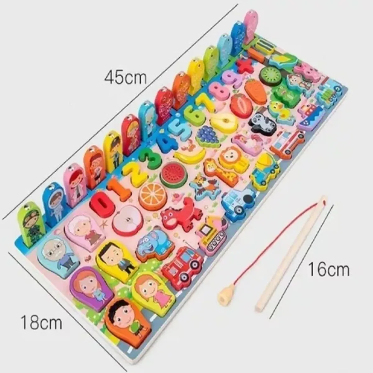 GENERICO - Rompecabezas Educativo Montessori +36M