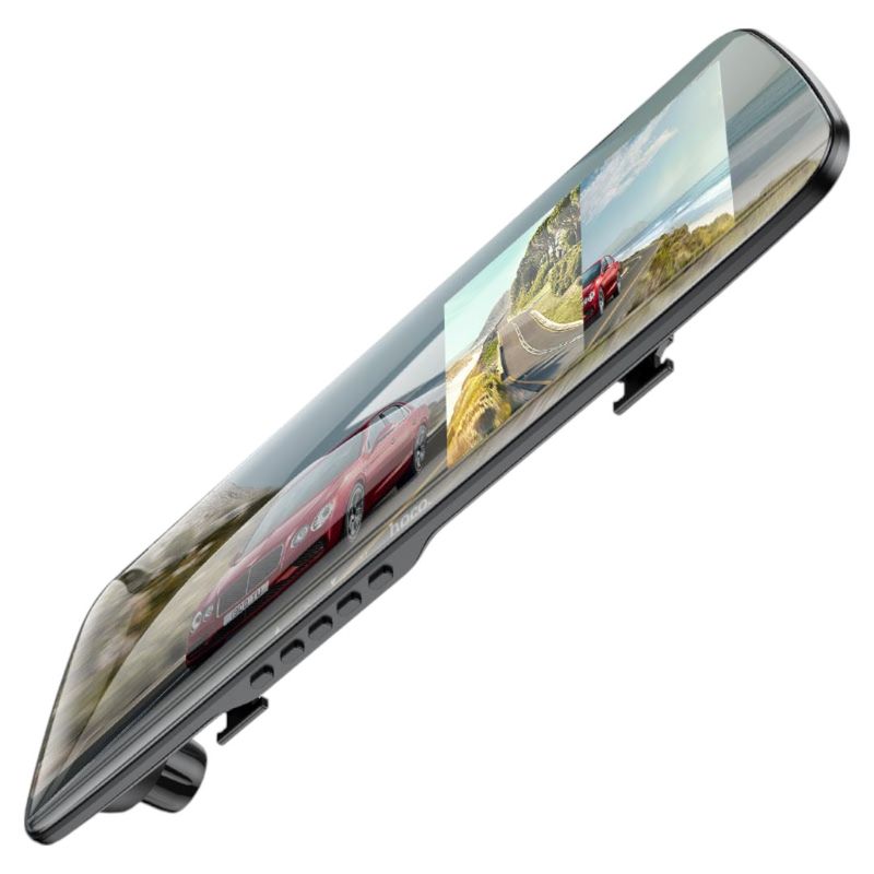 HOCO - Cámara Retrovisor Hoco DV4 Dual‑Channel 45″ IPS HD 1080P