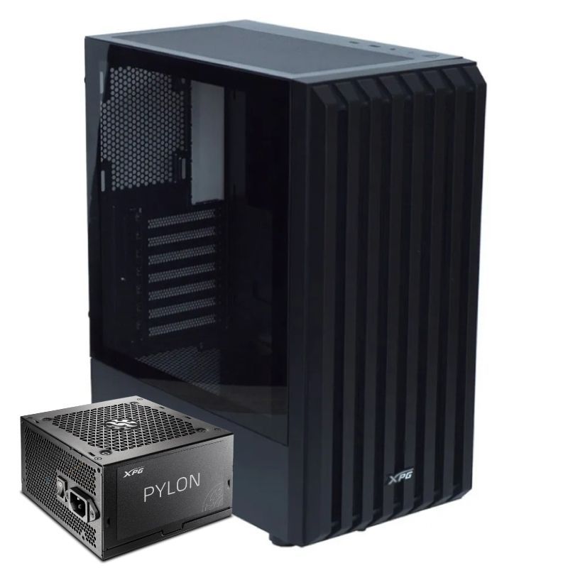 XPG - Combo Gabinete + Fuente 550W 80+ Bronce - XPG VALOR STORM