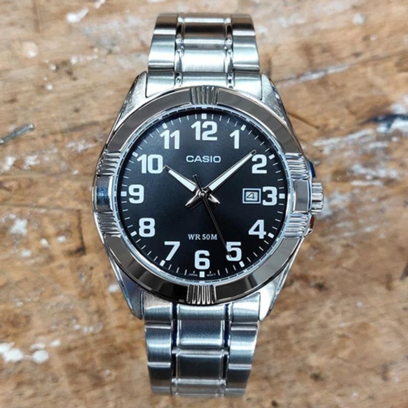CASIO - RELOJ CASIO MTP1308D-1B HOMBRE ANALOGO METAL