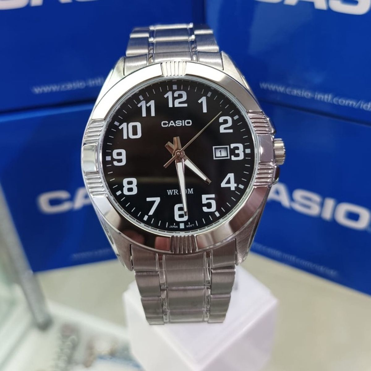 CASIO - RELOJ CASIO MTP1308D-1B HOMBRE ANALOGO METAL