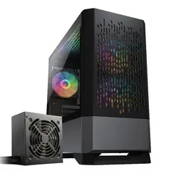 COUGAR - Combo Gabinete + Fuente 550W 80+ Bronce - MG140 Air RGB