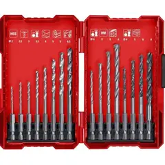 KWB - Set Kit 16 Mechas Hexagonales Caja Hss/pared/madera M