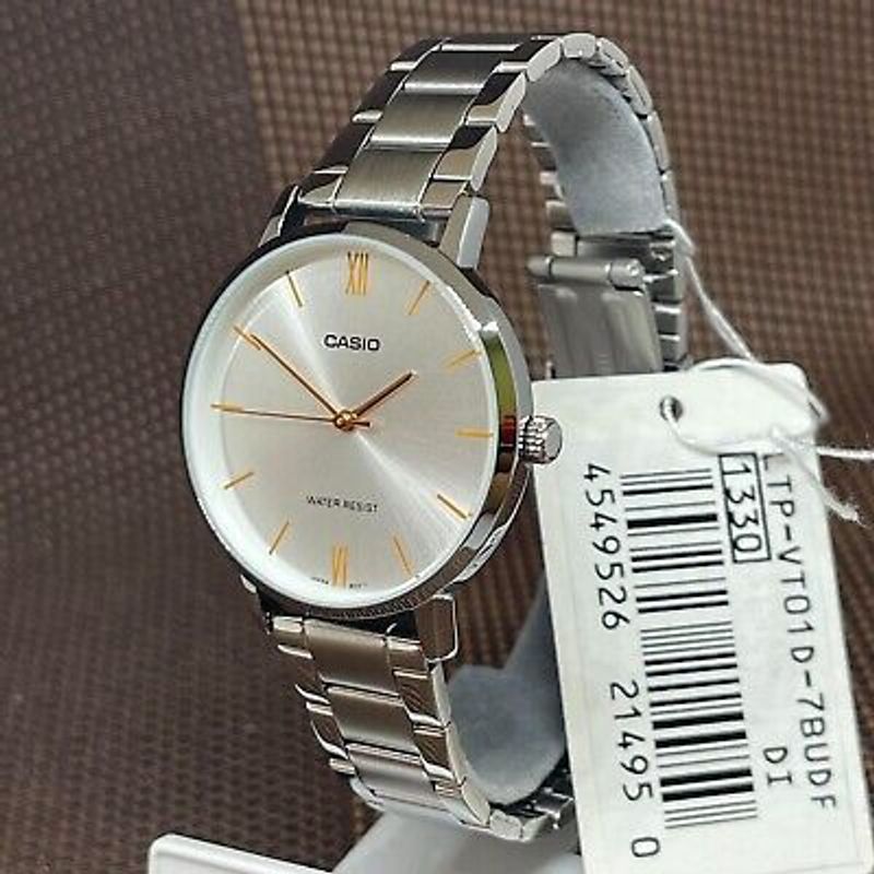 CASIO - reloj casio mtpvt01d-7b hombre analogo metal
