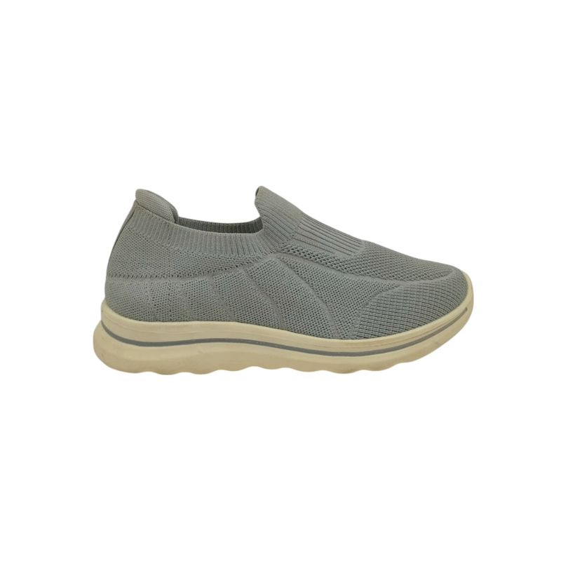 HERIEL - Zapatilla Gris Textil Mujer