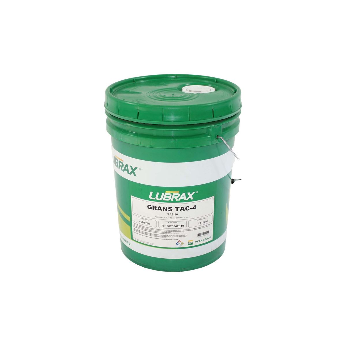 LUBRAX - Aceite De Transmision Lubrax Grans Tac-4 Sae30 19 Lts