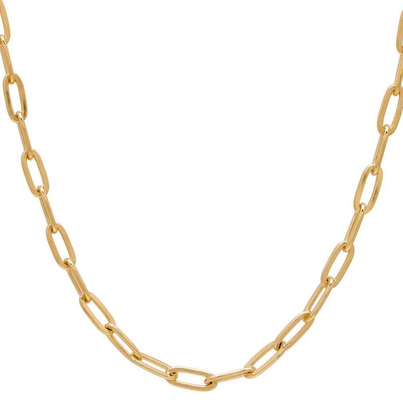 GOIA - Cadena Unisex Gruesa 50 cm Gold