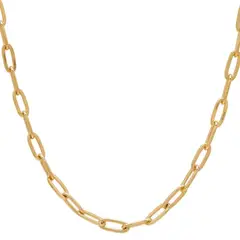 GOIA - Cadena Unisex Gruesa 50 cm Gold