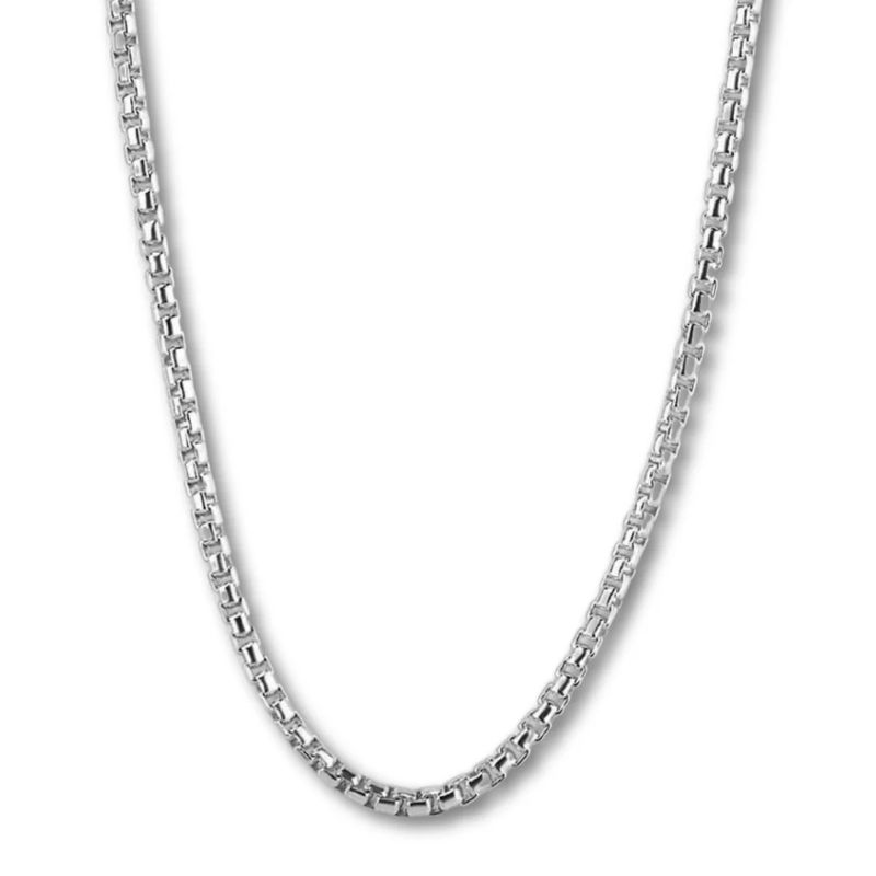 GOIA - Cadena Unisex Caja - 60 cm - Plata