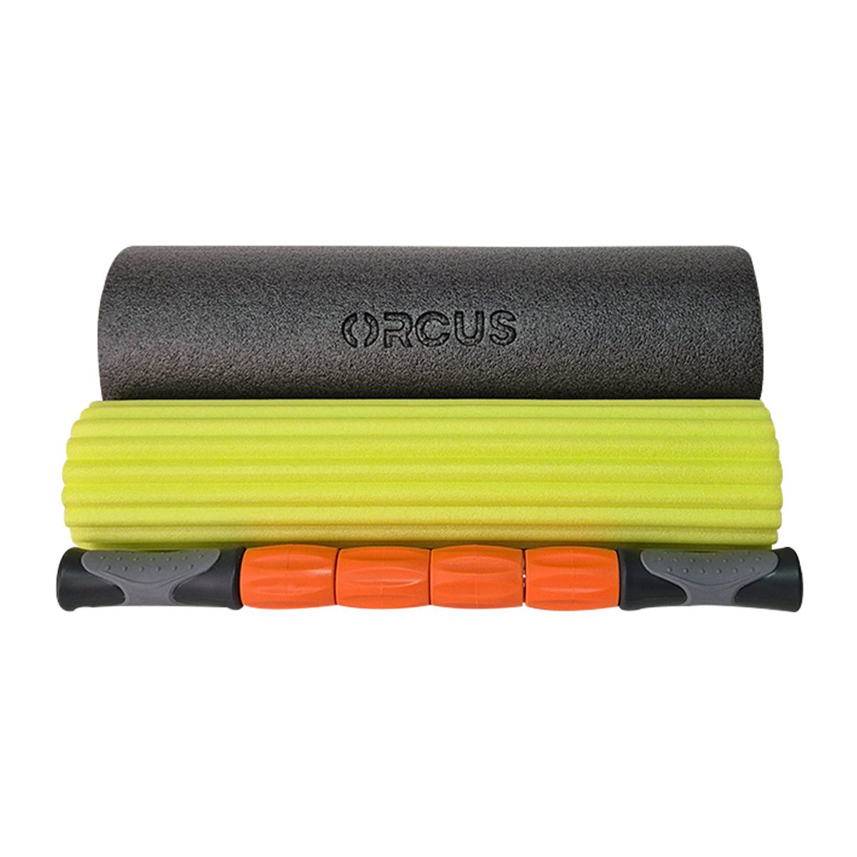 ORCUS - SET 3 EN 1 FOAM ROLLER + RODILLO + MASAJEADOR ORCUS
