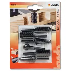 KWB - Set Fresas 49495500 Para Madera - Metal 6 Piezas