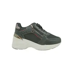 HERIEL - Zapatilla Negra Plataforma Mujer