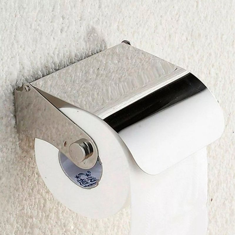 GENERICO - Porta Rollo de Papel Higiénico de Acero Inoxidable