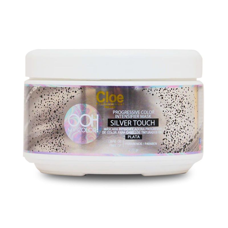 CLOE - Mascara Cloe Ooh My Color Silver Touch 270g Matizante Canas Platinados