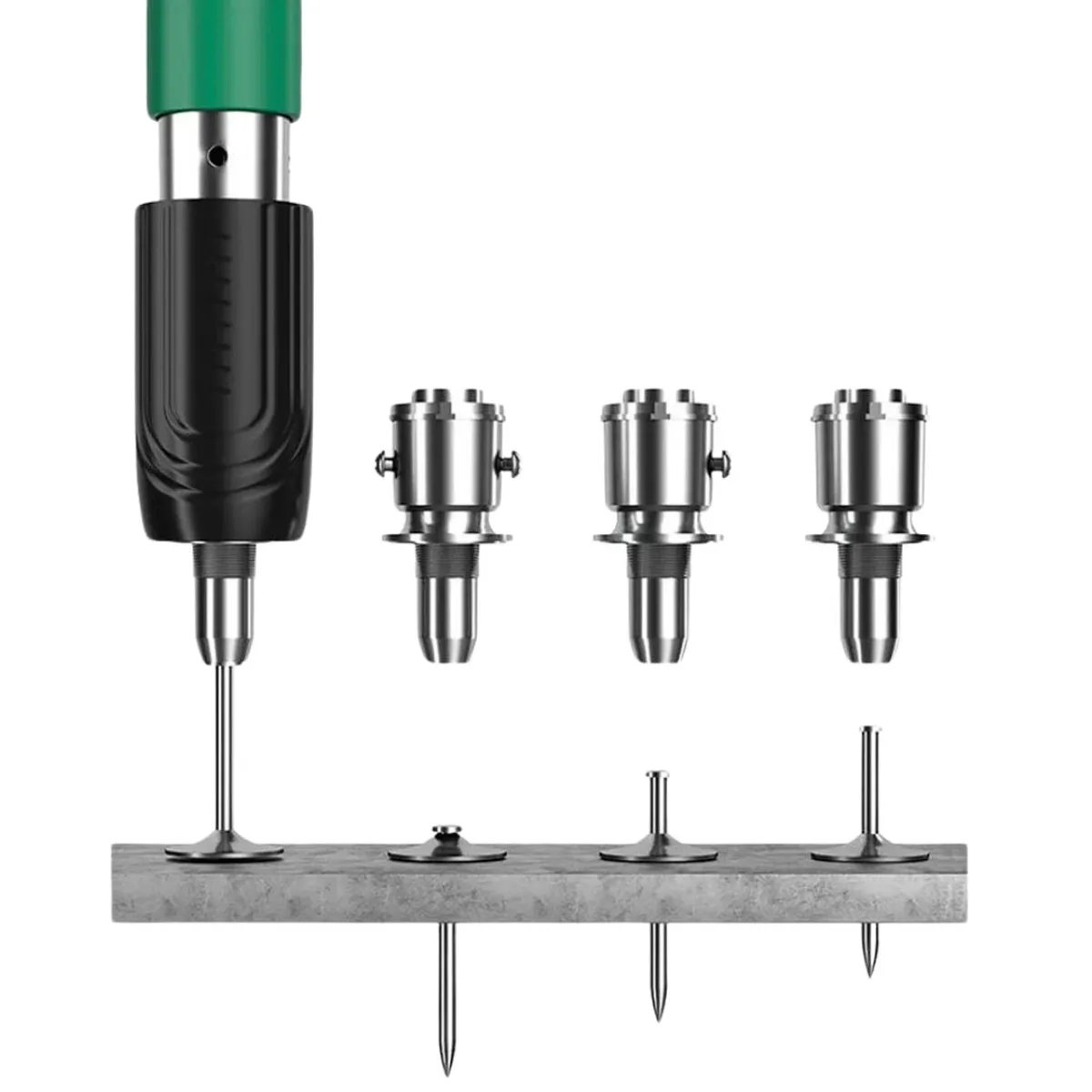 GENERICO - PISTOLA DE FIJADOR DE PARED DE CLAVOS PORTATIL