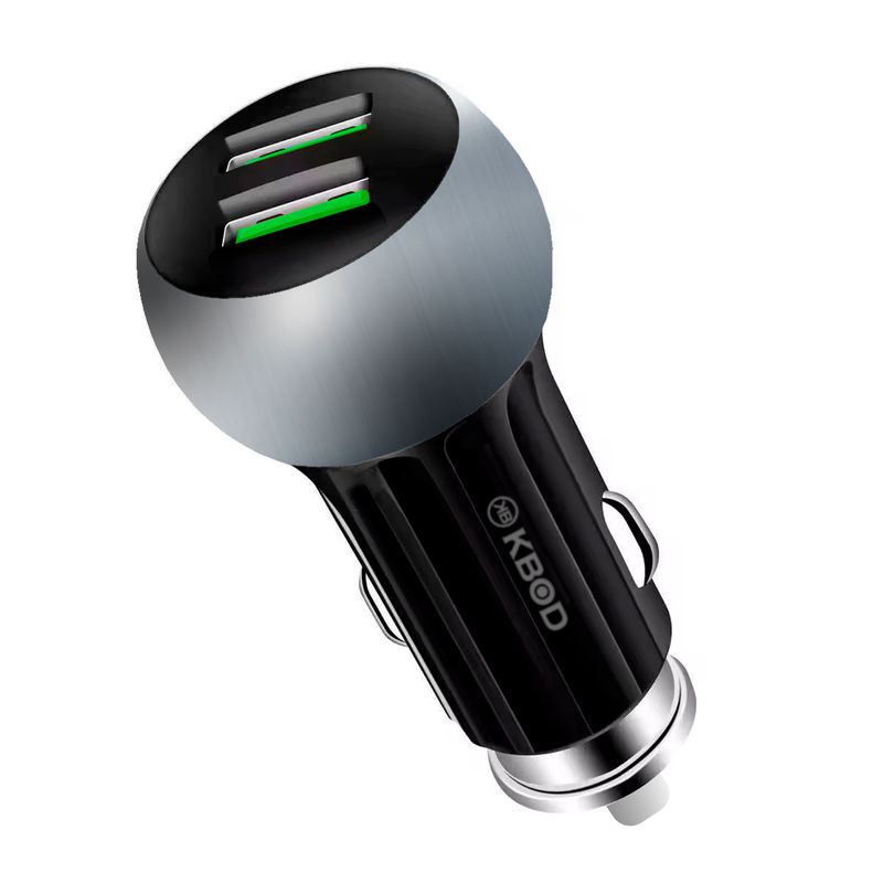 KBOD - Cargador Rápido Auto Doble Usb Kbod Car-x14c 41a X2 Usb 20w