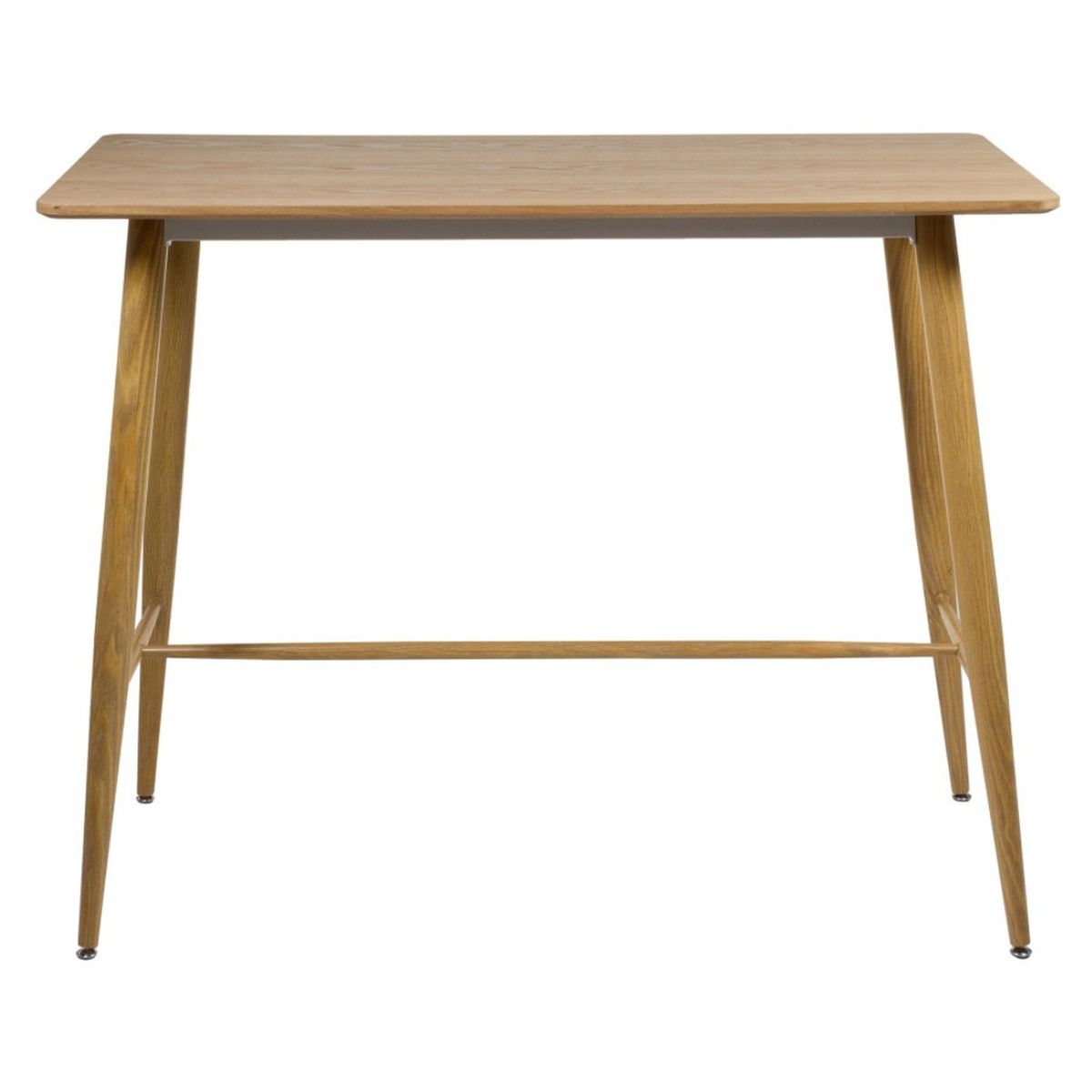 PANDALINO - Mesa Alta Bar Álamo - Color Natural 120x60x 105