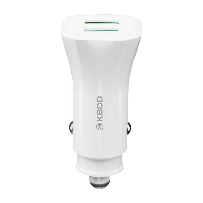 KBOD - Cargador Rápido Auto Doble Usb Kbod Car-x10 31a X2 Usb 15w