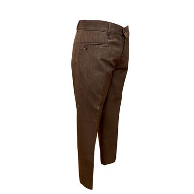 Imagen 1 del producto Pantalón de Huaso Tradicional Listado Cafe